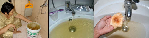 Nguồn nước máy bị nhiễm bẩn do hệ thống đường ống bị xuống cấp, hư hại